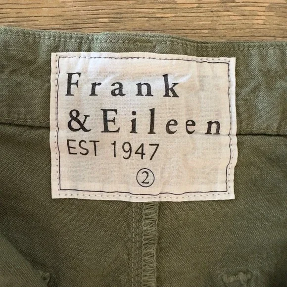 Frank & Eileen JAMESON Sage, Italian Performance Linen (Size 2) - Picture 6 of 14